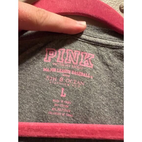 PINK By Victorias Secret Minnesota Twins Baseball Shirt Size Large Flaws - Picture 4 of 9